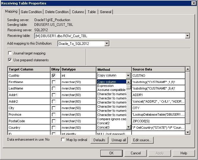 database migration field mapping