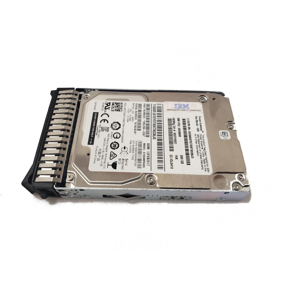 Ibm Esda 283gb 15k Rpm Sas Sff 3 Disk Drive 59e0 00e9906