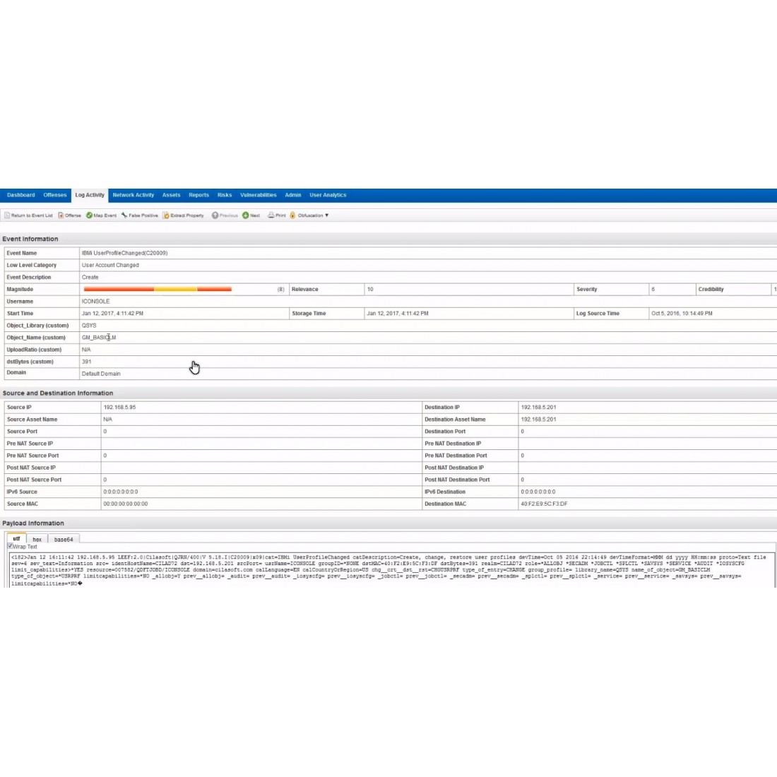 QRadar SIEM: IBM i AS400 Event Log Forwarding